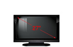 Props America--27" Faux Prop TVs, 27" Fake TV Props, 27" Cardbaord TV Prop Alternative for Furniture Stores.